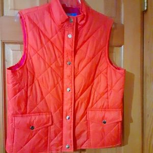 Evan-Picone Orange Vest